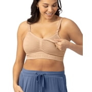 Kindred Bravely Sublime Pumping Bra Hands Free, Adjustable Pumping & Nursing Bra with EasyClip for all Breast Pumps (Beige, 1X)
