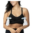thumbnail image 1 of Kindred Bravely Sublime Sports Pumping Bra Hands Free | Nursing Bras for Breastfeeding and Pumping F,G,H,I Cup (Black, Large-Busty), 1 of 5