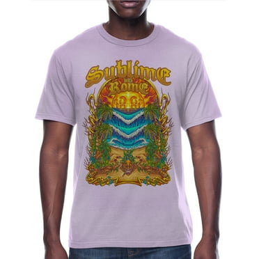 Sublime with Rome Men's & Big Men's Mineral Wash Graphic Tee, Sizes XS-3XL