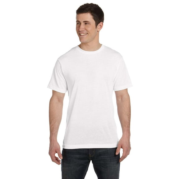 SubliVie - Polyester Sublimation Tee - 1910, White, XL, Pack Of 3, Mens T-Shirts