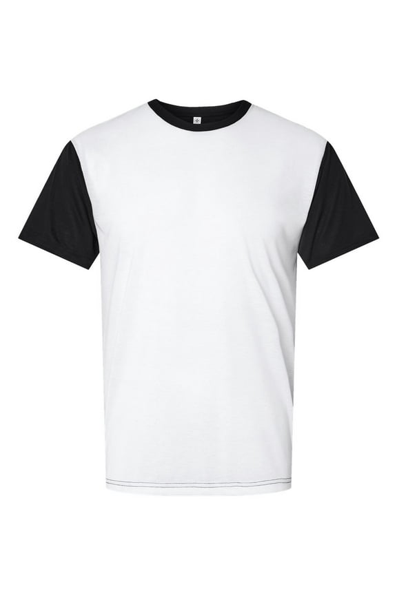 S1902 Men's Blackout Sublimation Polyester T-Shirt (2 PACK)