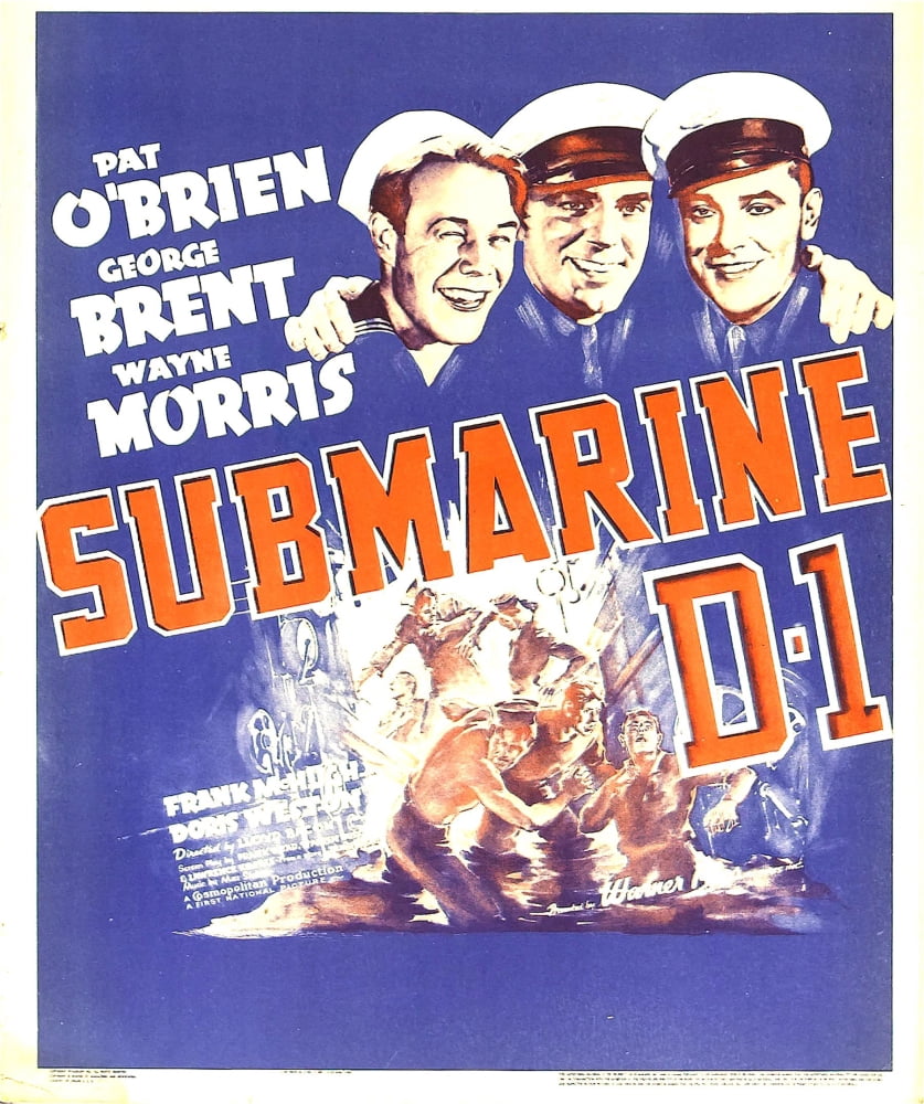 Submarine D-1 Canvas Art -  (11 x 17)