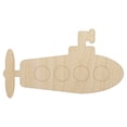 thumbnail image 1 of Submarine Doodle Wood Shape Unfinished Piece Cutout Craft DIY Projects - 6.25 Inch Size - 1/8 Inch Thick, 1 of 7