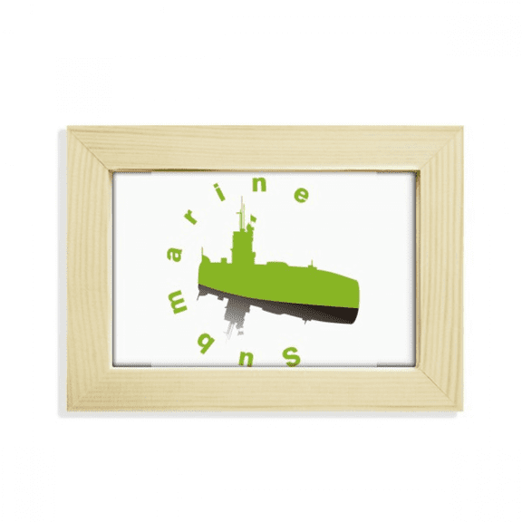 Submarine Sank Underwater Ocean Desktop Decorate Photo Frame Picture Art Painting 5x7 inch