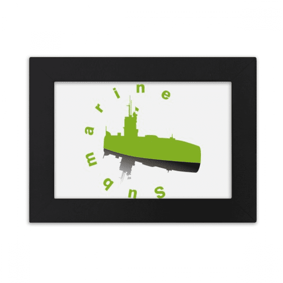 Submarine Sank Underwater Ocean Desktop Photo Frame Ornaments Picture Art Painting
