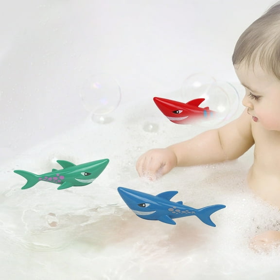 Submarine Shark Diving Toys for Kids Pool, Sinking and Floating Bath Toys for Swimming Pool Games, Underwater Dive Sticks and Animal Figures
