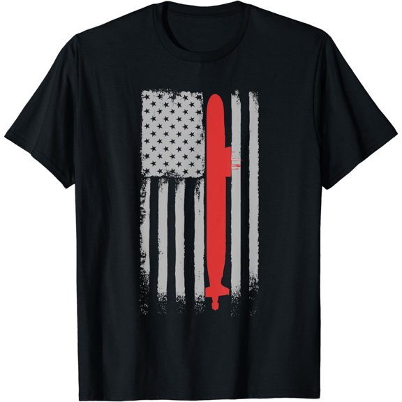 Submarine USA Flag - Shirt Gift For Submariner T-Shirt