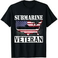 thumbnail image 1 of Submarine Veteran Fighting For Freedom Patriot Veterans Day T-Shirt, 1 of 4