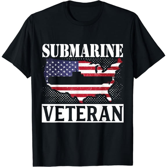 Submarine Veteran Fighting For Freedom Patriot Veterans Day T-Shirt