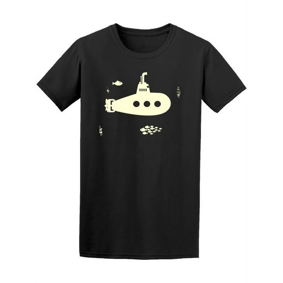 Submarine With Periscope T-Shirt Men -Image by Shutterstock, Male 4X-Large