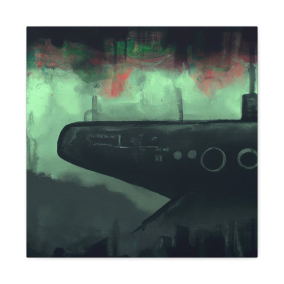 Submarine in Expressionism - Canvas