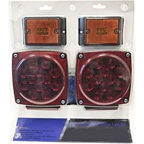 Submersible 12 Volt LED Trailer Light Complete Kit