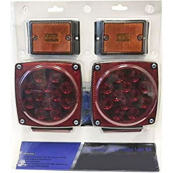 Submersible 12 Volt LED Trailer Light Complete Kit