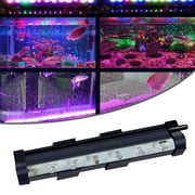 Submersible LED Aquarium Lights, 7 LED Air Stone Fish Tank Light, Automatic Color Changing Light for Small Fish Tanks 15cm/5.9 inch, 1 Watt