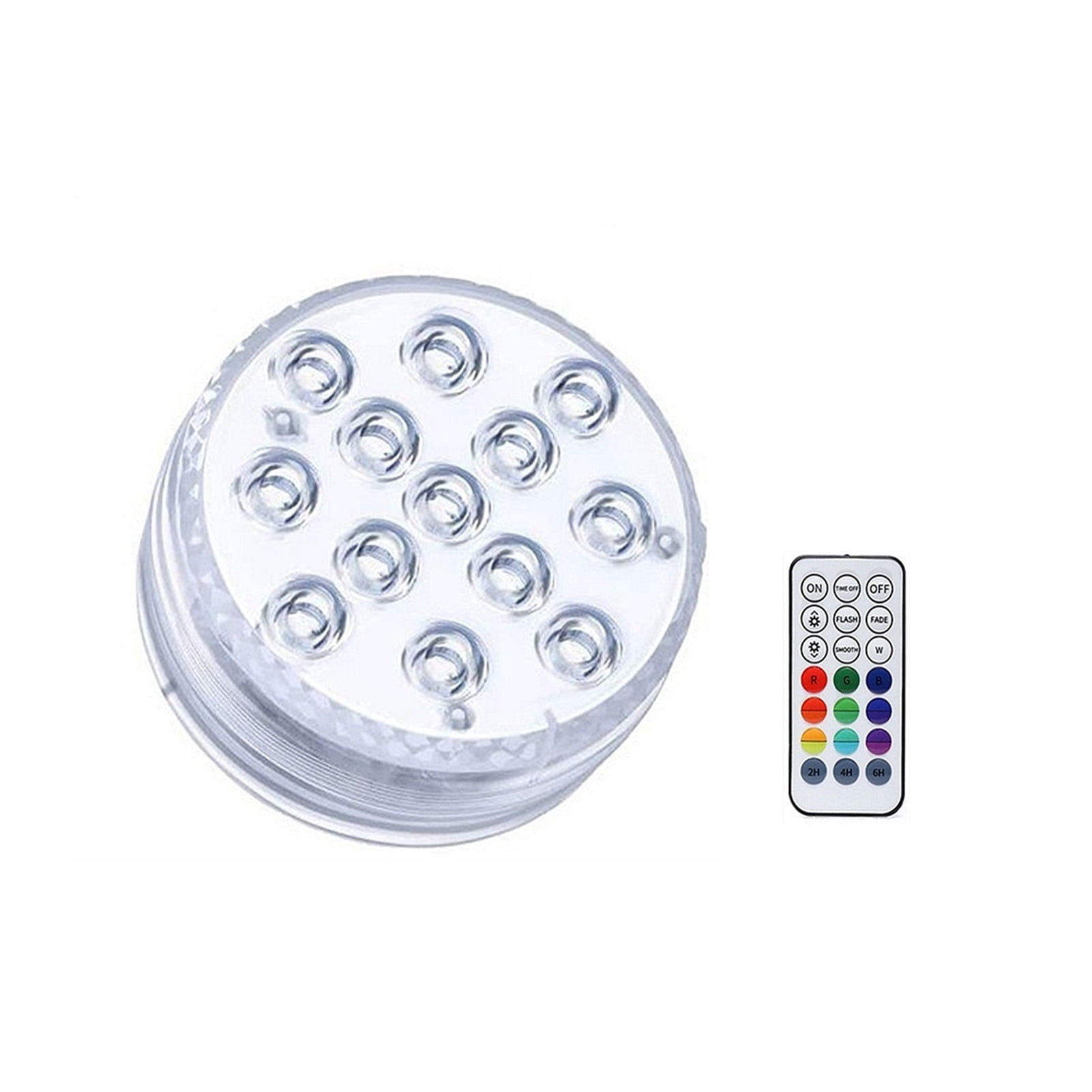 Submersible LED Lights With RF Remote 13 LED Underwater Led Lights With ...