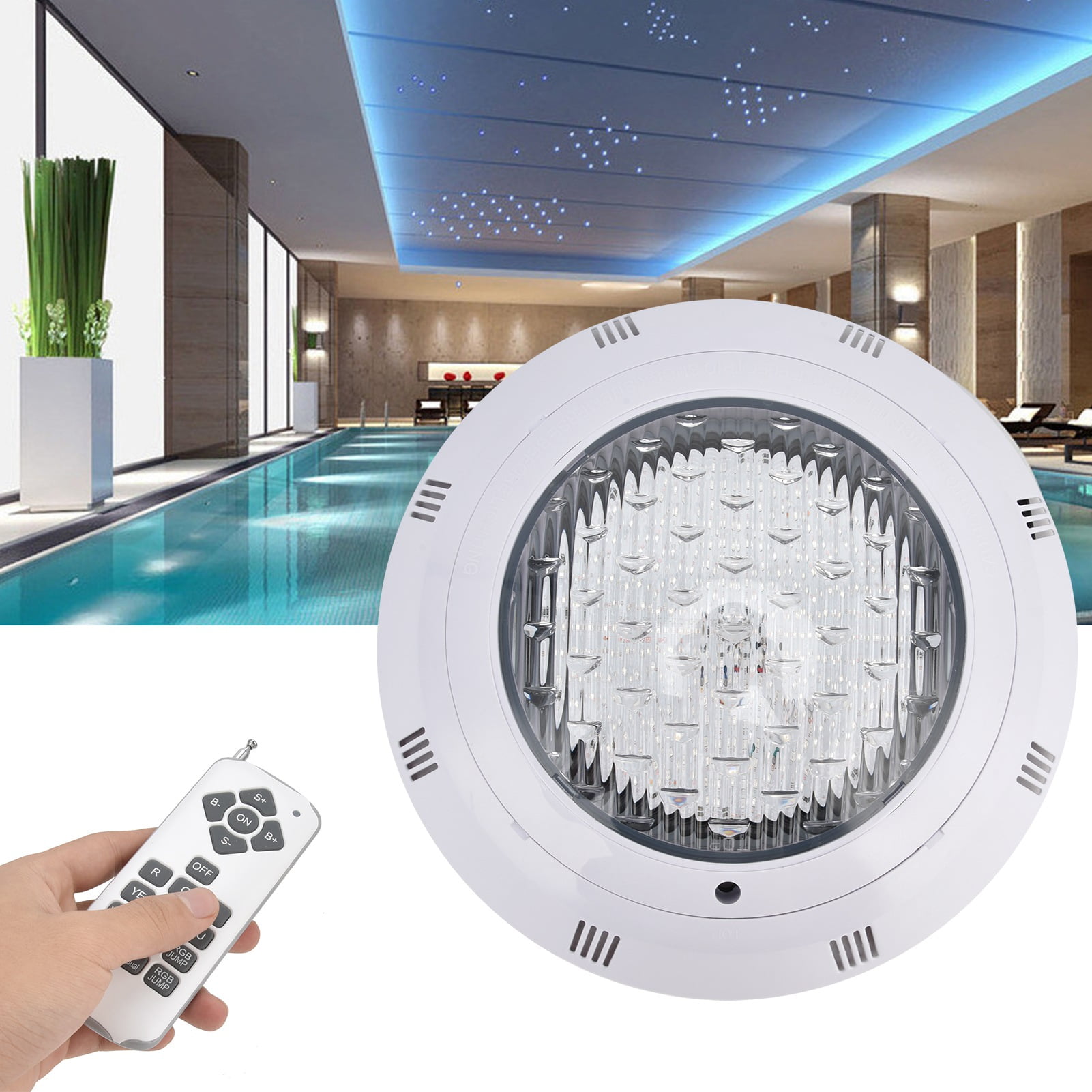 Submersible Led Pool Light, Waterproof Underwater Pool Light For Pond