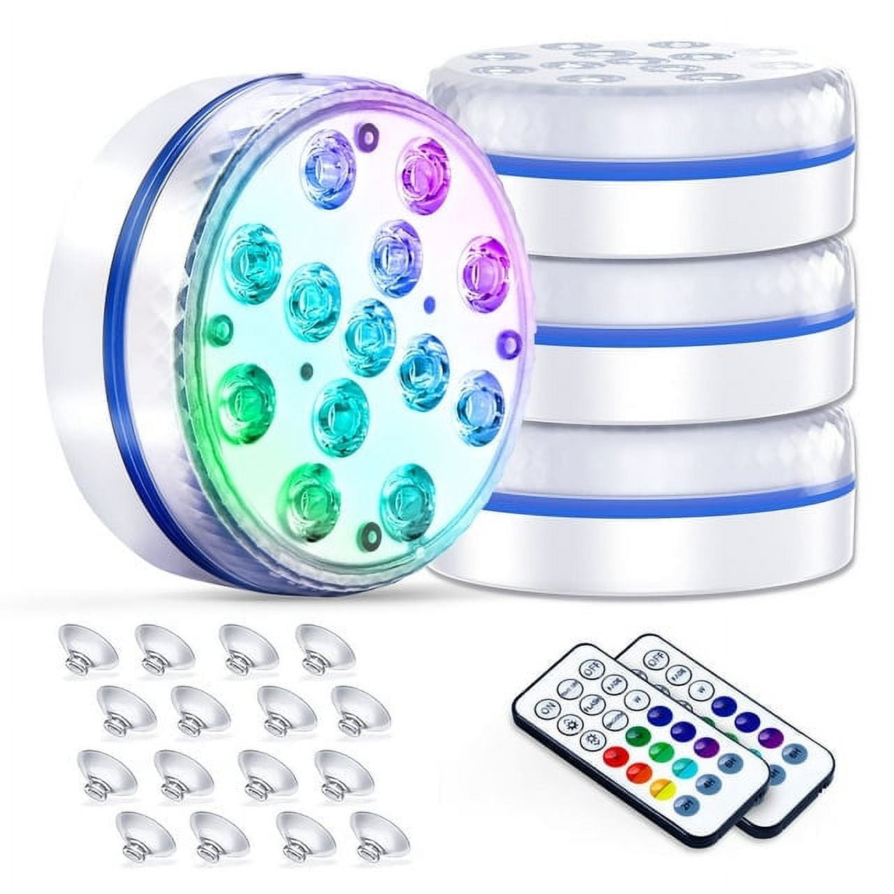 Submersible Led Pool Lights for Above Ground Pools IP68 Waterproof