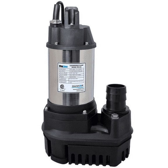 Submersible Pump. Continuous Duty, Solids Handling. Hfs 1/3 Hp 4800 Gph