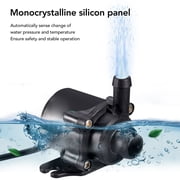 Submersible Solar Pump Kit, 800L/h Flow, 5m Lift, Ideal For Garden Irrigation Water Features