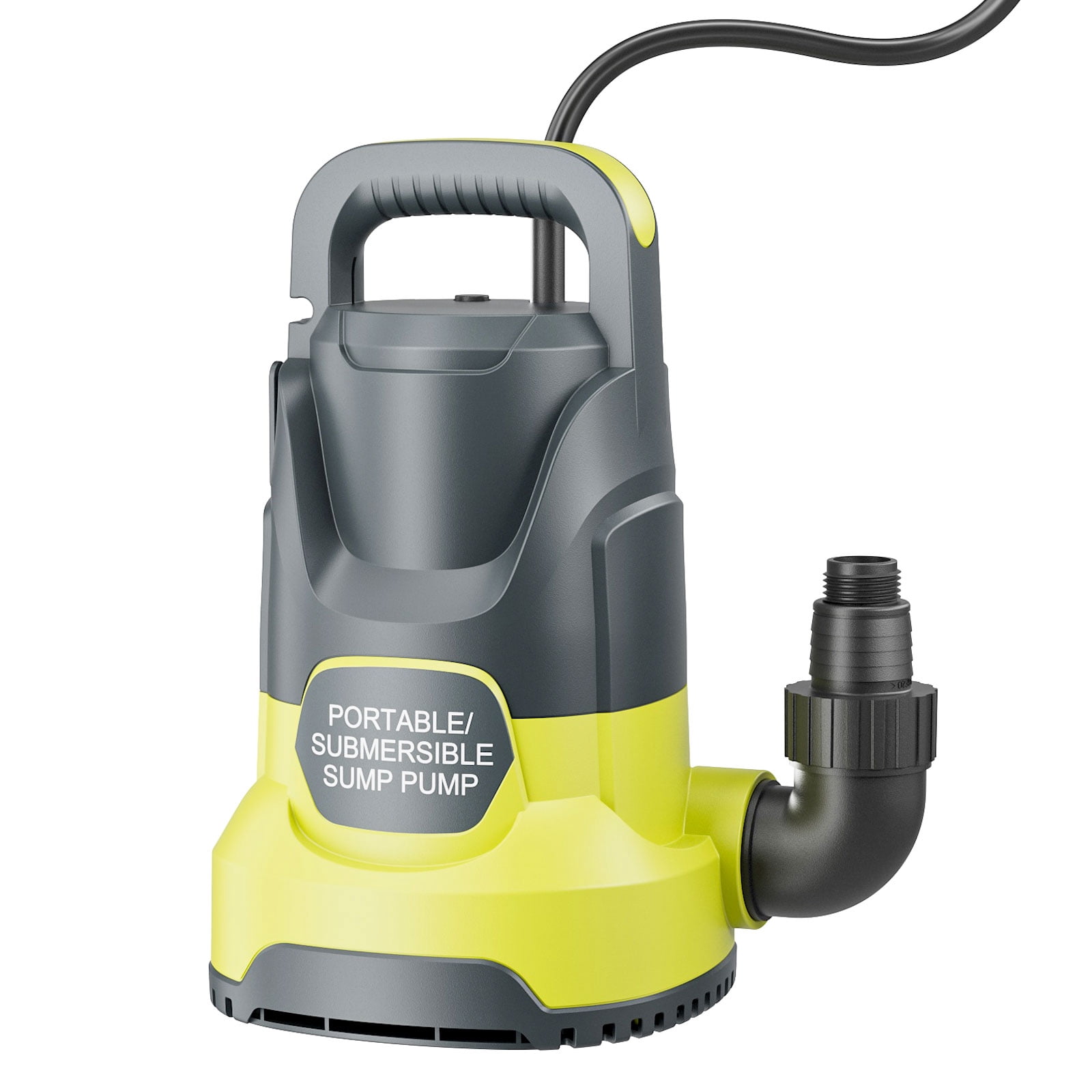 Sub Pump Pool Submersible Sump Pump 1.5HP 6000GPH, Heavy-Duty Portable Pump for Fast ...