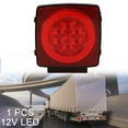 Submersible Trailer Tail Lights Kit Waterproof Round High Visibility