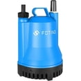 thumbnail image 1 of Submersible Water Pump - 1/4 HP Utility Pump - 1676GPH Thermoplastic Electric Portable Transfer Water Pump - 25-Foot Cord for Pool, Tub, Garden, Pond Draining, 1 of 8