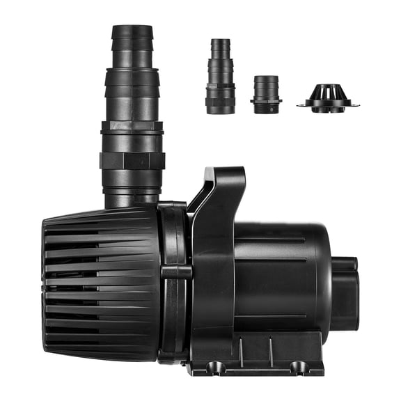 Submersible Water Pump 280W 4500 GPH Aquarium Return Pump with 16.4 Ft Lift Height, IP68 Waterproof Pond Fountain Waterfall Fish Tank Pump with 180 Degree Adjustable Flow Direction