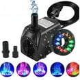 thumbnail image 1 of Submersible Water Pump with 12 LED 16W Lights for Fountain Pool Garden Pond Tank, 1 of 8
