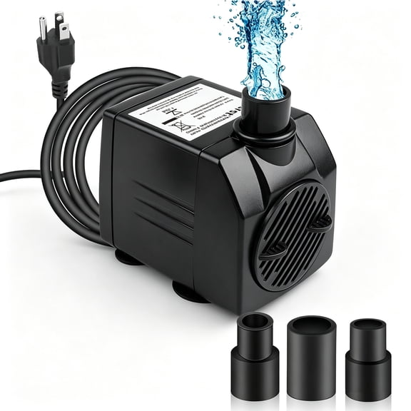 Submersible Water Pumps for Aquarium 160GPH 600L/H,12W