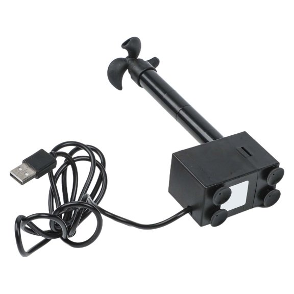 Submersible for Wave Maker Pump with Adjustable Flow for Oxygen Circulation, Silent USB Powered Water Fountain for Aquarium Pond Fish Tank, Easy Clean ABS Design