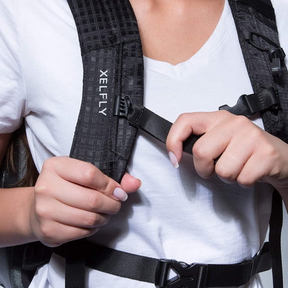 Submersipack Waterproof Backpack - Submersible, Inflatable, Floating TPU Coated  Nylon Dry Bag with Airtight Zipper for Kayak, Fishing, Boating, Hiking, Paddle Board (Deep Blue, 25L)