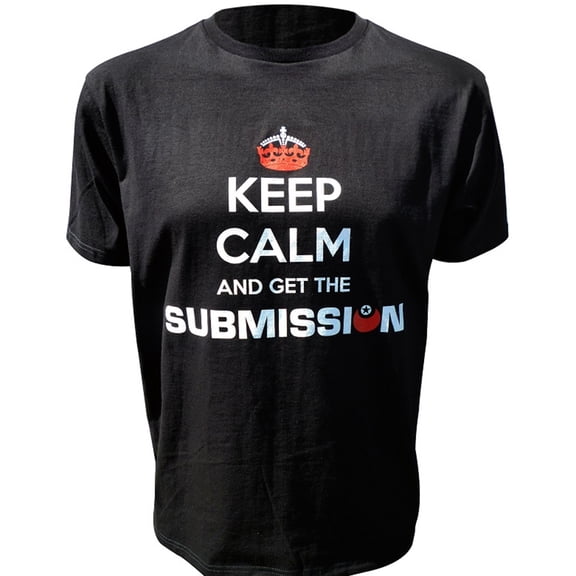 Submission Keep Calm T-Shirt - Small - Black