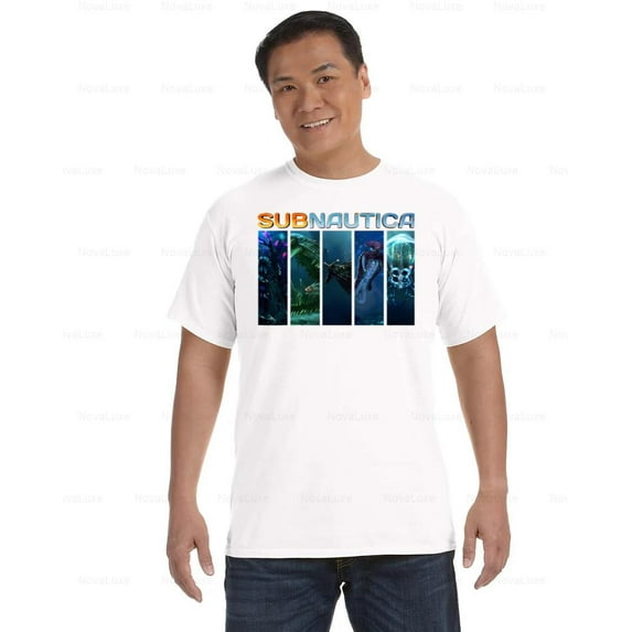 Subnautica Comfort Color T-Shirt Indie Gaming Ocean Explorer Fan Tee, Unisex, up to size 4XL