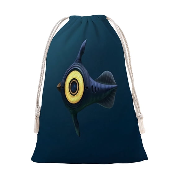 Subnautica Pattern Christmas Bunch Pocket 13.8 * 17.7 in