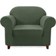 thumbnail image 1 of Subrtex 1-Piece Stretch Sofa Slipcover Non Slip Couch Cover (Armchair, Olive Drab), 1 of 7