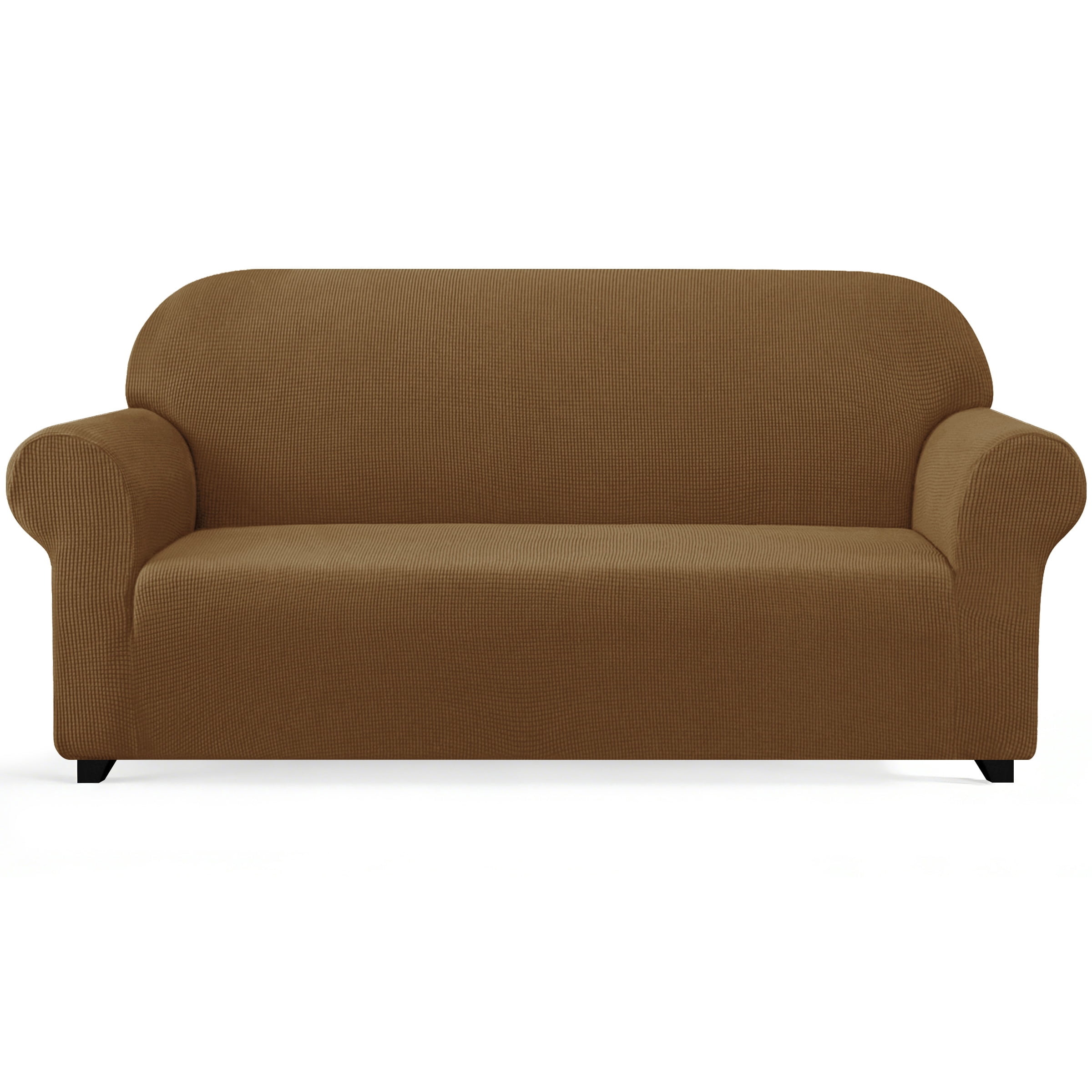 Subrtex 1-Piece Stretch Sofa Slipcover Non Slip Couch Cover (Loveseat, Coffee)