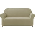 thumbnail image 1 of Subrtex 1-Piece Stretch Sofa Slipcover Non Slip Couch Cover (Loveseat, Khaki), 1 of 7