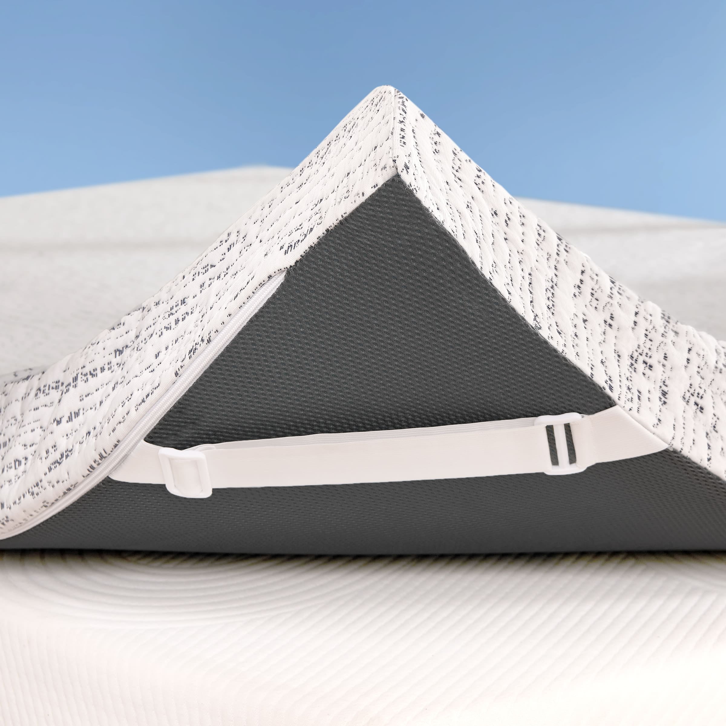 Subrtex 2" Gel Infused Memory Foam Mattress Topper, Topper with Cooling Cover, Twin