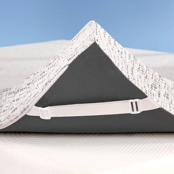 Subrtex 4" Gel Infused Memory Foam Mattress Topper, Topper with Cooling Cover, Full