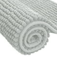 thumbnail image 1 of Subrtex Chenille Bathroom Rugs Soft Non-Slip Super Water Absorbing Shower Mats, 20"x32", Light Gray, 1 of 7