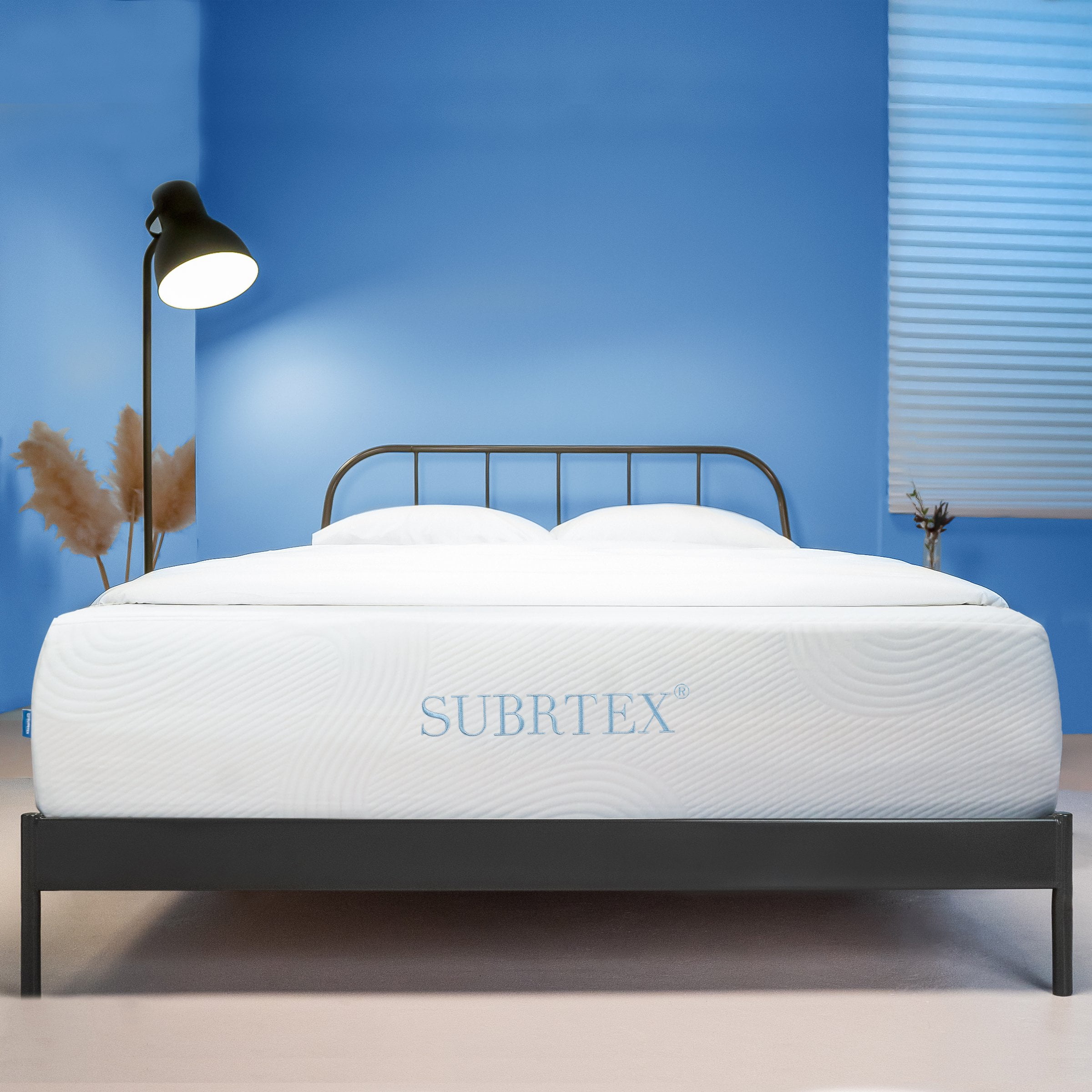 Subrtex Cooling Gel Memory Foam Mattress for Home, RVs, Campers (12 inch, Queen)