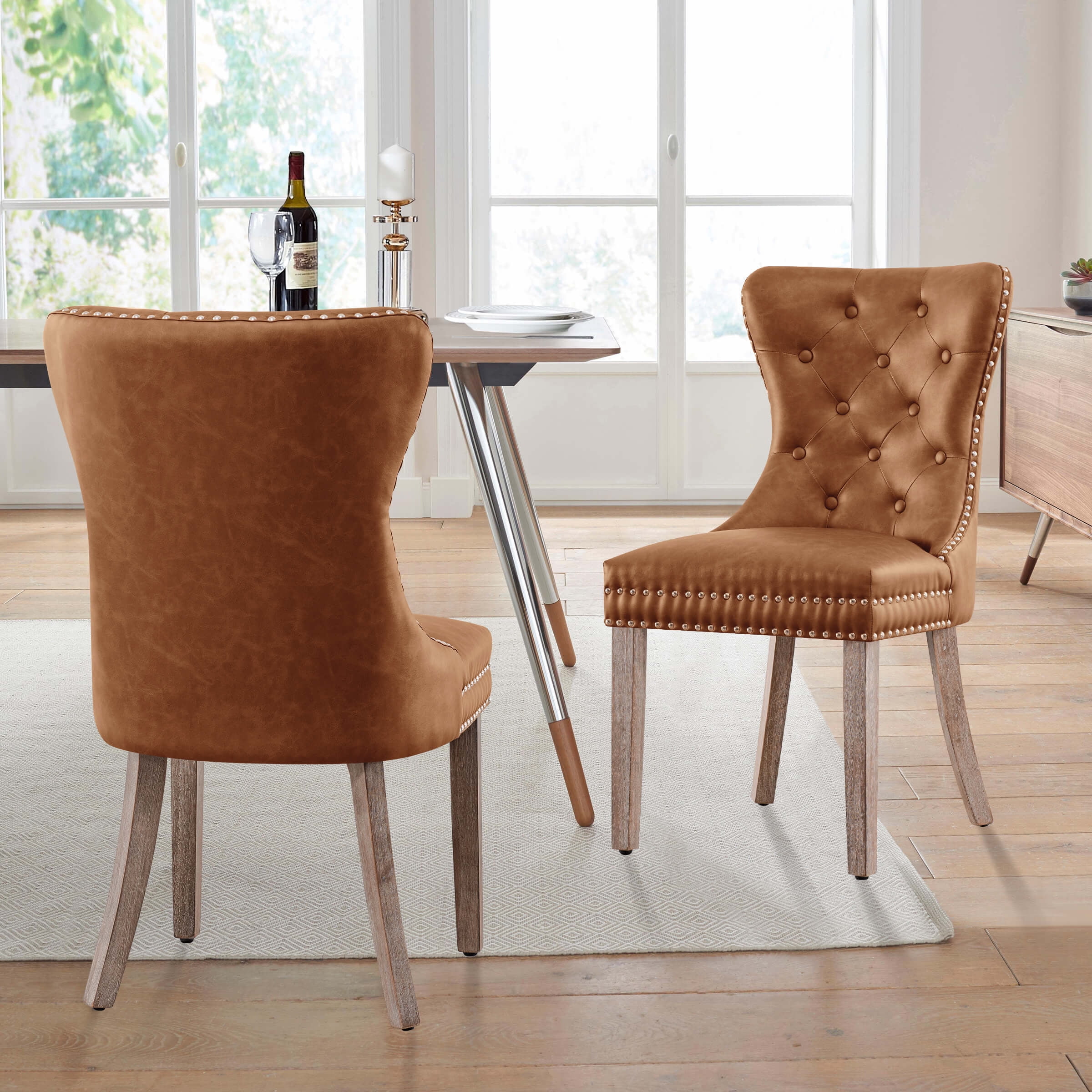 Ashley Wendota Grayish Brown Dining Room Side Chair Set of 2