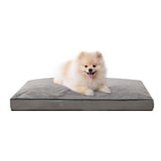 Subrtex Dog Bed for Large, Medium and Small Dogs with Removable Washable Cover (24"x18"x3")