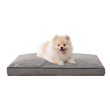 Subrtex Dog Bed for Large, Medium and Small Dogs with Removable Washable Cover (24"x18"x3")