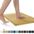 thumbnail image 1 of Subrtex Chenille Bathroom Rugs, Extra Soft and Non Slip Bath Mats, Thick Rubber Backing Washable Shower Rugs & Home Decor Accessories (Beige,16"*24"), 1 of 6
