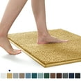 thumbnail image 1 of Subrtex Luxury Chenille Bathroom Rug Extra Soft and Absorbent Shaggy Rugs (Beige,20"*32"), 1 of 8
