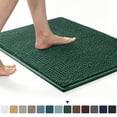 thumbnail image 1 of Subrtex Chenille Bathroom Rugs, Extra Soft and Non Slip Bath Mats, Thick Rubber Backing Washable Shower Rugs & Home Decor Accessories (Celadon,16"*24"), 1 of 8