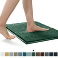 thumbnail image 1 of Subrtex Luxury Chenille Bathroom Rug Extra Soft and Absorbent Shaggy Rugs (Celadon,24"*60"), 1 of 8