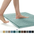thumbnail image 1 of Subrtex Luxury Chenille Bathroom Rug Extra Soft and Absorbent Shaggy Rugs (Light Green,20"*32"), 1 of 8