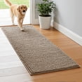 thumbnail image 1 of Subrtex Chenille Bathroom Rugs，Extra Soft and Non Slip Bath Mats Runner，Thick Rubber Backing Washable Shower Bathtub Rugs & Home Decor Accessories (Taupe Brown,24"*60"), 1 of 9